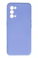 Newface Oppo Reno 5 Kılıf Nano içi Kadife Silikon - Lila