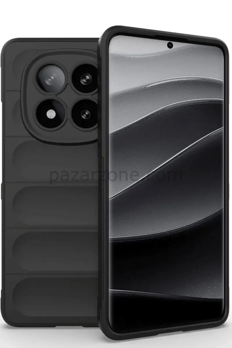 Newface Xiaomi Redmi Note 14 Pro 5G Kılıf Optimum Silikon - Siyah