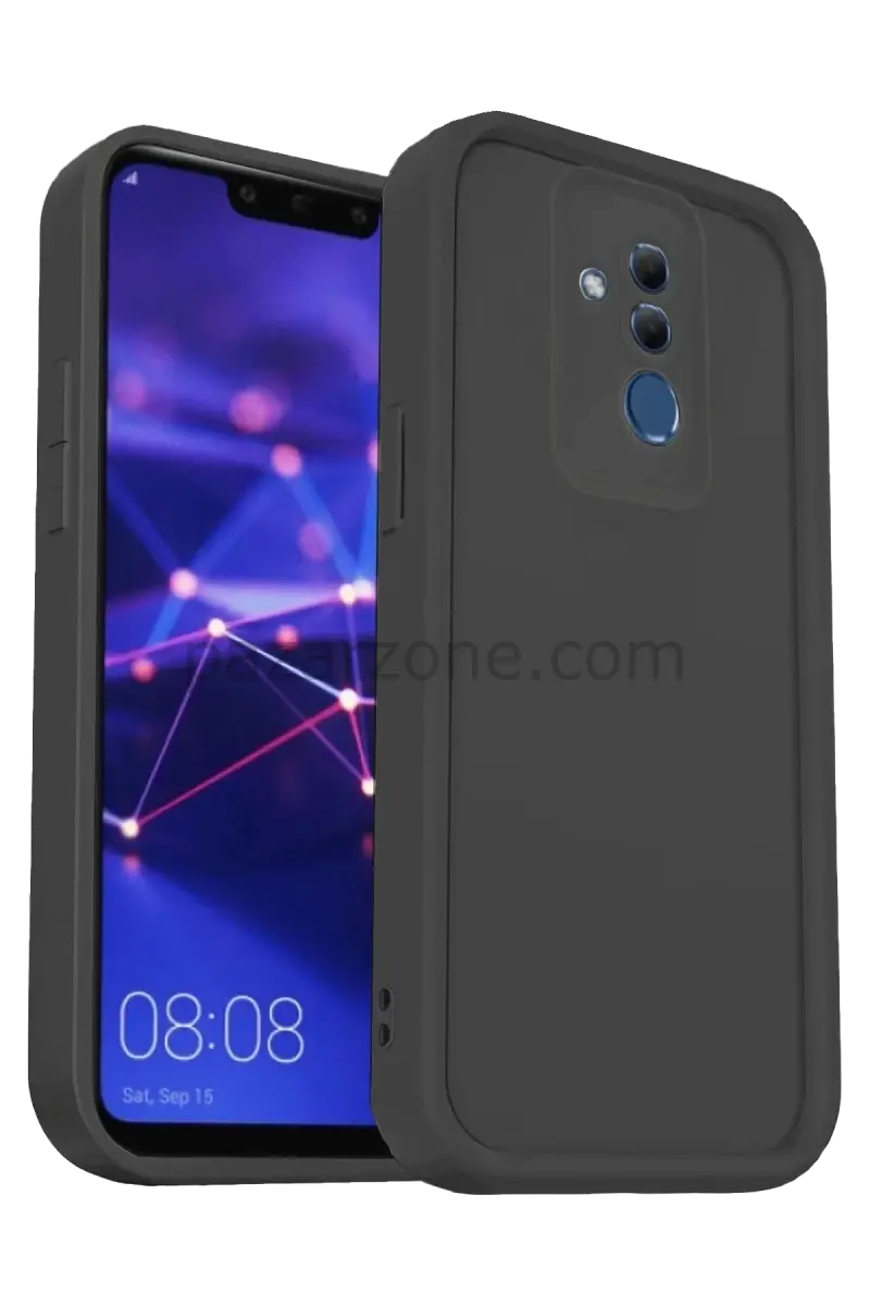 Newface Huawei Mate 20 Lite Kılıf Viera Silikon - Siyah