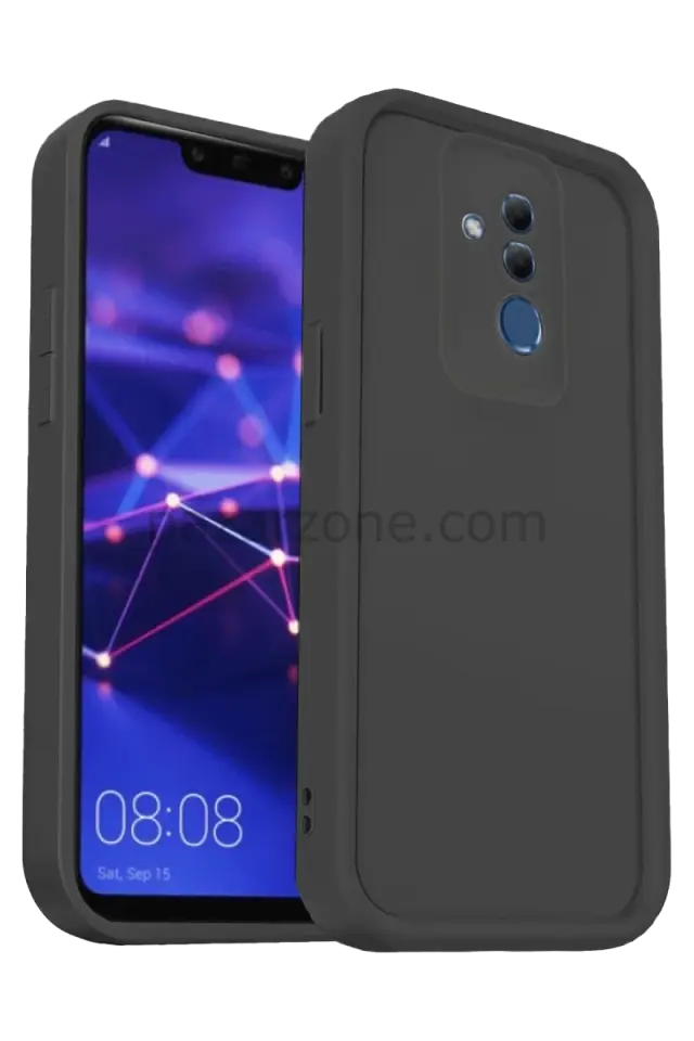 Newface Huawei Mate 20 Lite Kılıf Viera Silikon - Siyah