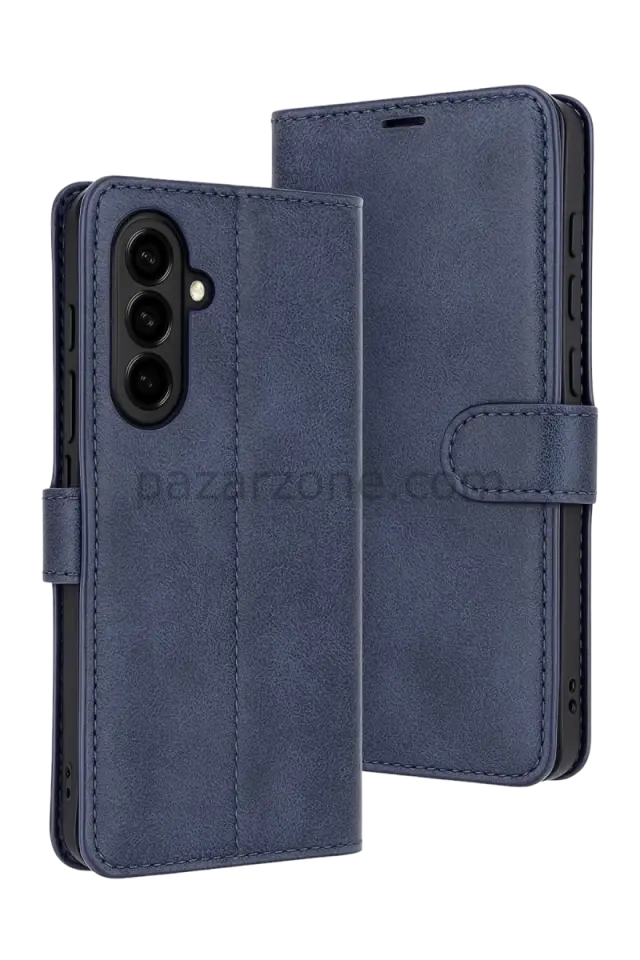 Newface Samsung Galaxy S25 FE Trend S Plus Kapaklı Kılıf - Lacivert