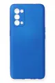 Newface Oppo Reno 5 Kılıf First Silikon - Mavi