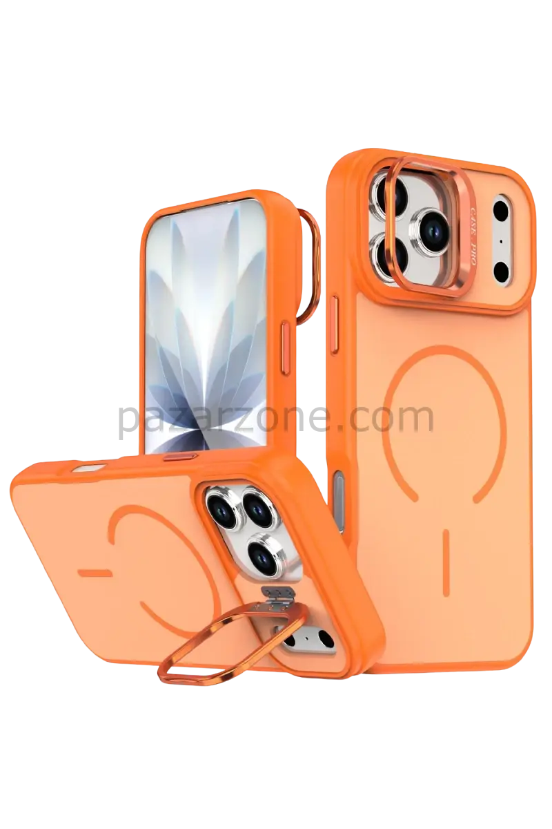 Joko Apple iPhone 17 Pro Max Flexa Magsafe Kapak - Turuncu