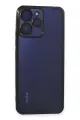 Newface Xiaomi Redmi 12 Kılıf Razer Lensli Silikon - Siyah