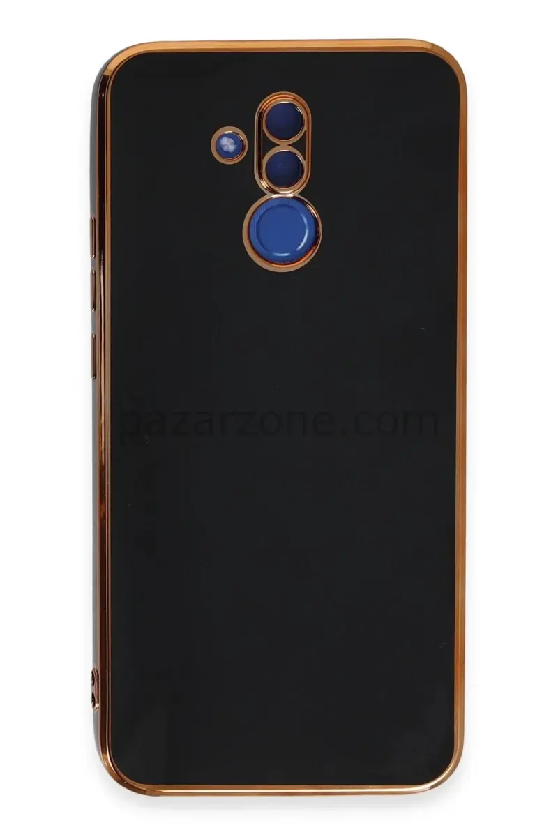 Newface Huawei Mate 20 Lite Kılıf Volet Silikon - Siyah