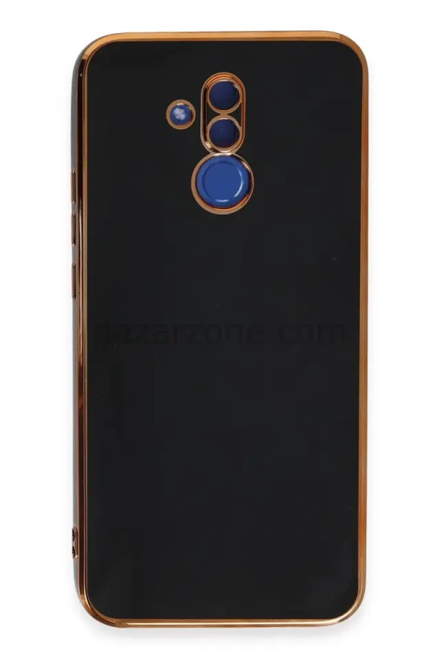 Newface Huawei Mate 20 Lite Kılıf Volet Silikon - Siyah