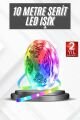 RGB Şerit Led 10 Metre Led Işık Kumanda ile Kontrol RGB