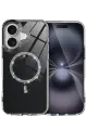 Newface Apple iPhone 16 Live Diamond Magsafe Kapak - Siyah