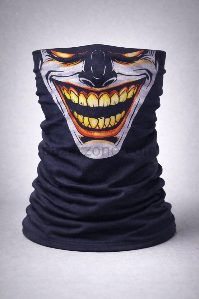 Joker Gülüşlü Baf Maske – Çok Amaçlı Boyunluk Bandana 3 No