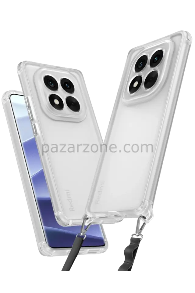 Newface Xiaomi Redmi Note 14 Pro 5G Kılıf Penta Silikon Kılıf - Şeffaf
