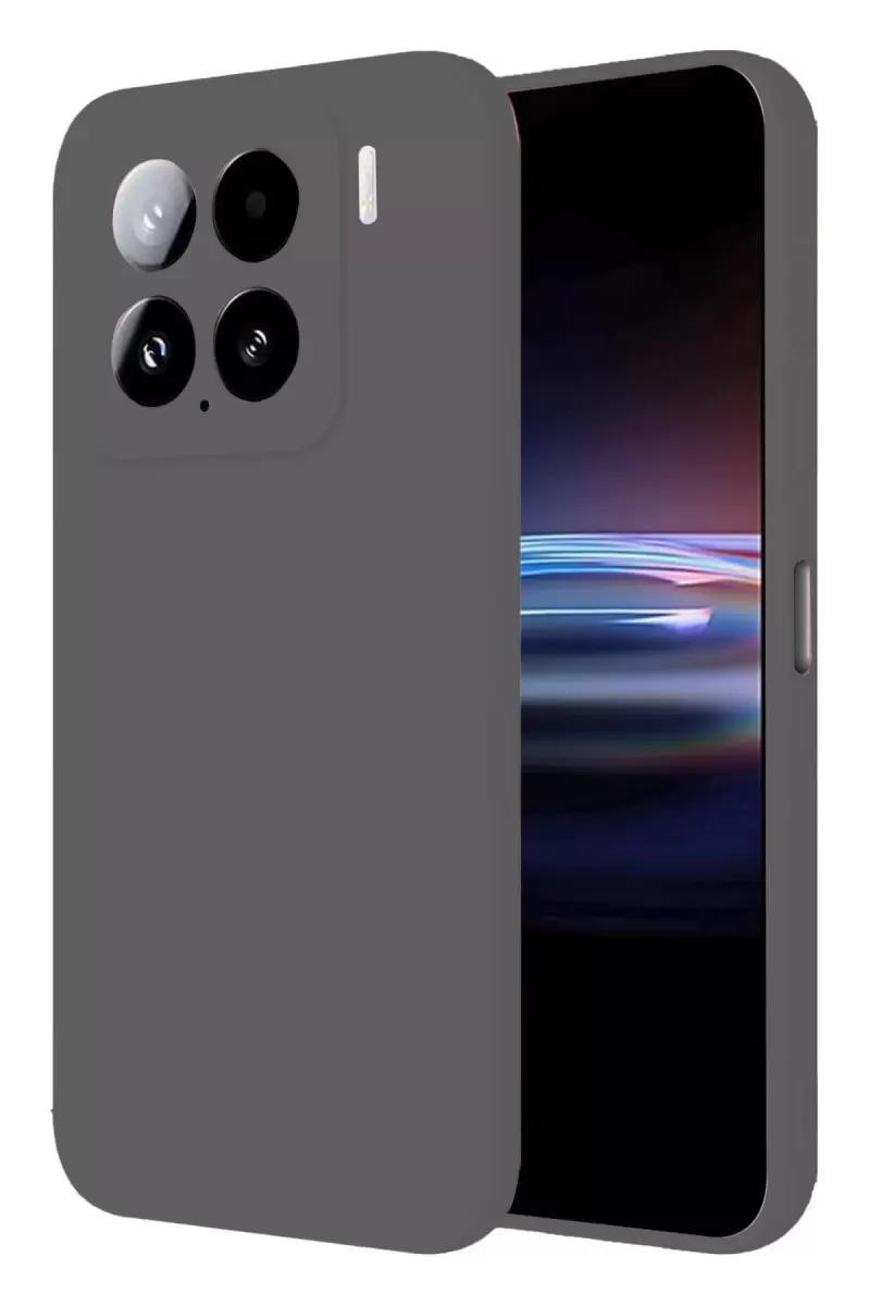 Newface Xiaomi Mi 15 Pro Kılıf Nano içi Kadife Silikon - Gri