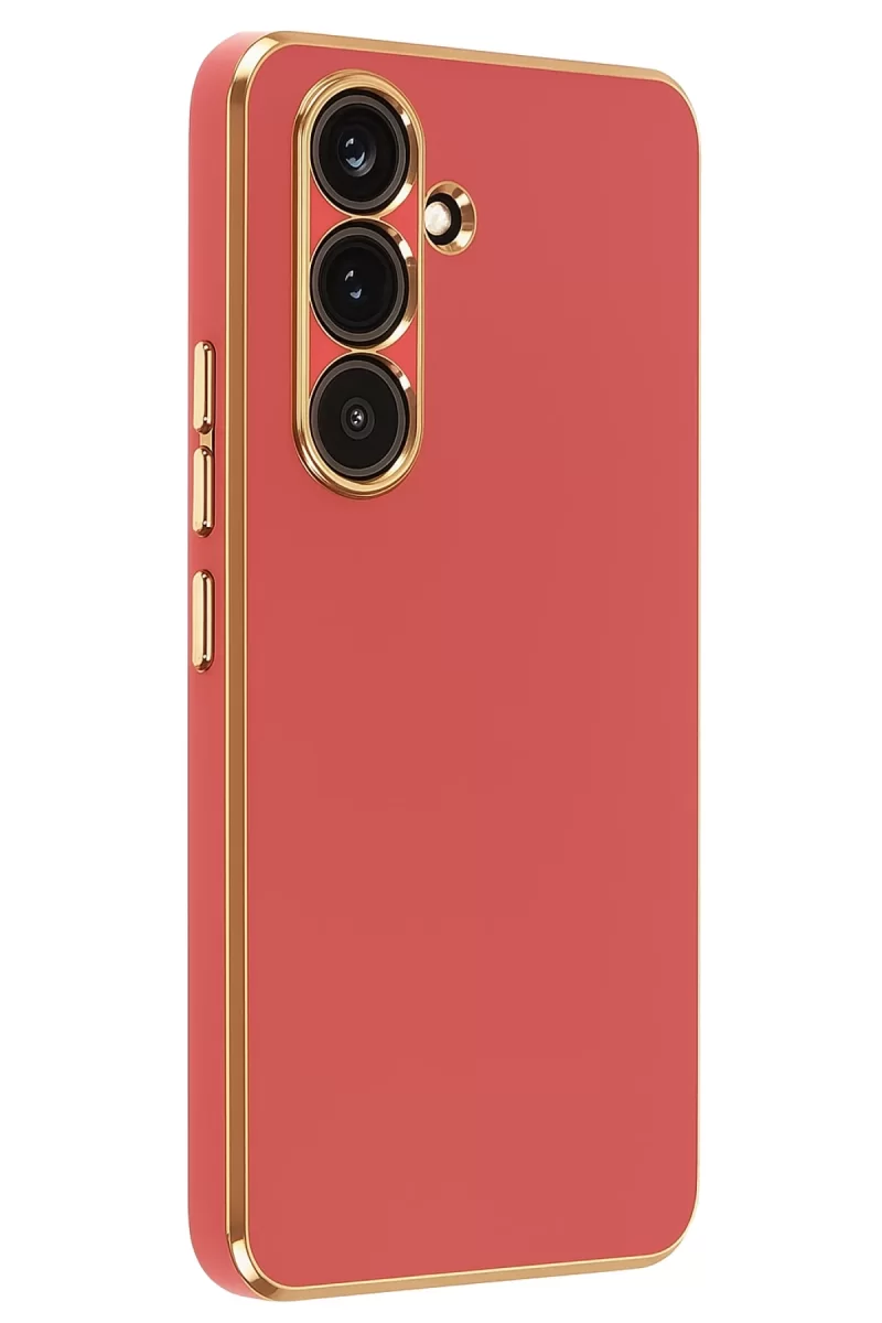 Newface Samsung Galaxy S25 FE Volet Silikon - Kırmızı