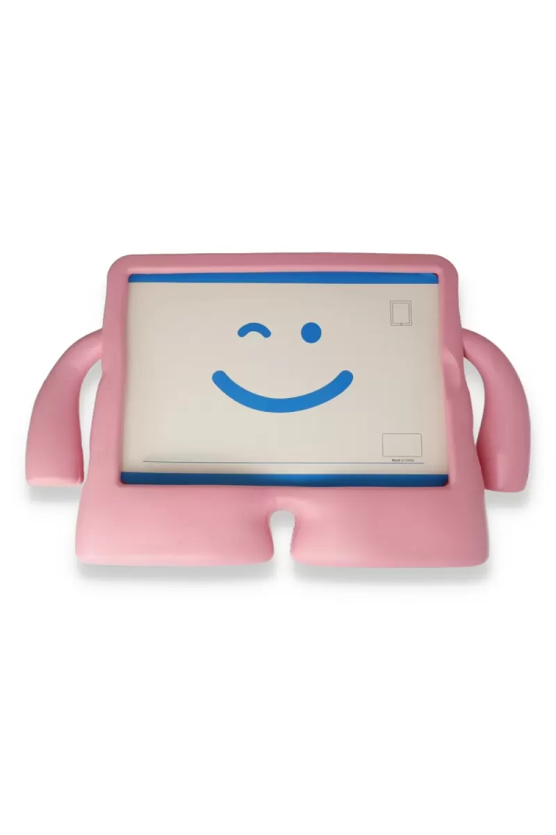 Newface Apple iPad Pro 11 (2021) Kılıf Karakter Tablet Silikon - Açık Pembe