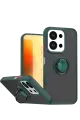 Newface Xiaomi Redmi 15C 4G Montreal Yüzüklü Silikon Kapak - Yeşil