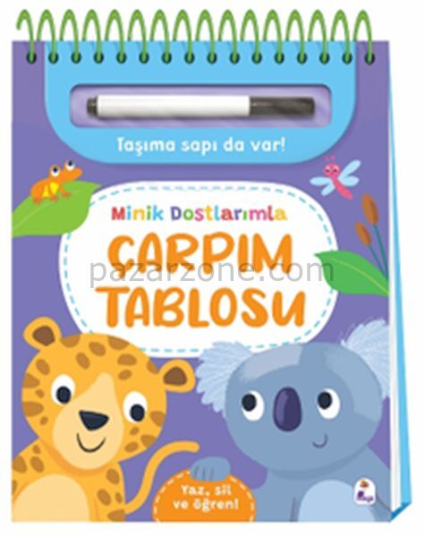 Minik Dostlarımla Çarpım Tablosu – Yaz, Sil ve Öğren