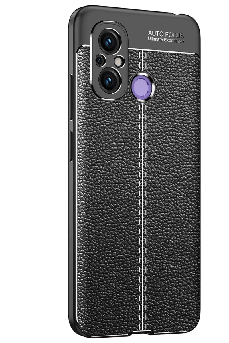Newface Xiaomi Redmi 12C Kılıf Auto Focus Kapak - Siyah