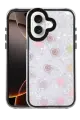 Newface Apple iPhone 16 Lumi Desenli Kapak - Siyah
