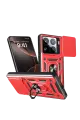 Newface Xiaomi Mi 15 Pro Kılıf Pars Lens Yüzüklü Silikon - Kırmızı