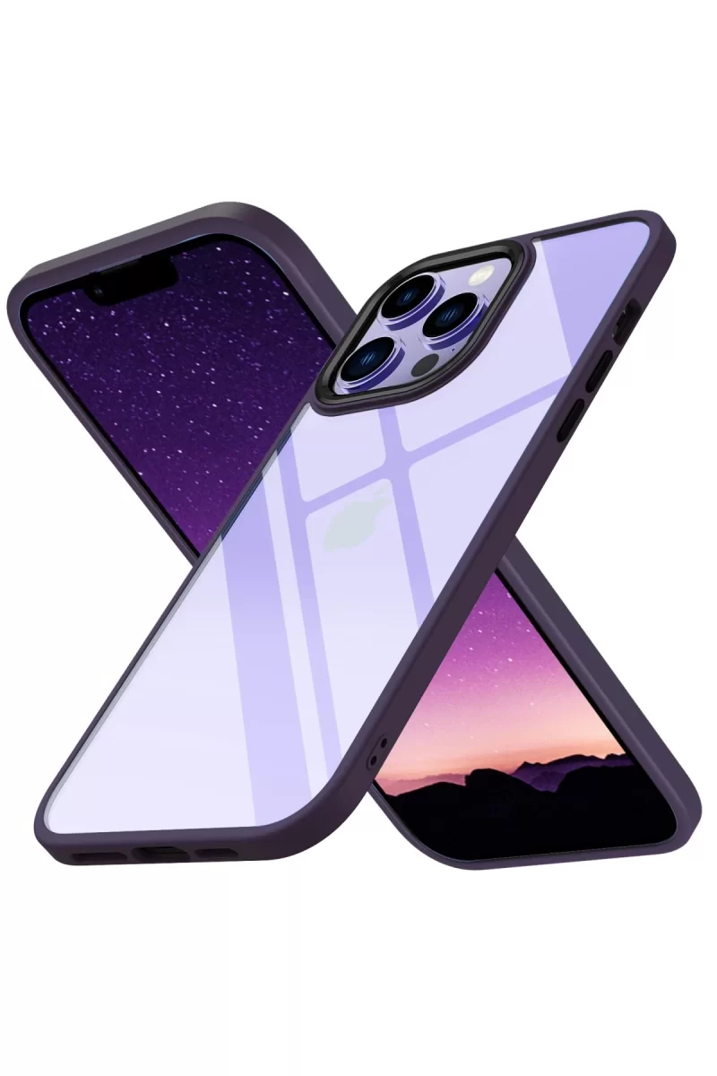 Newface Apple iPhone 13 Pro Max Kılıf Power Silikon - Mor