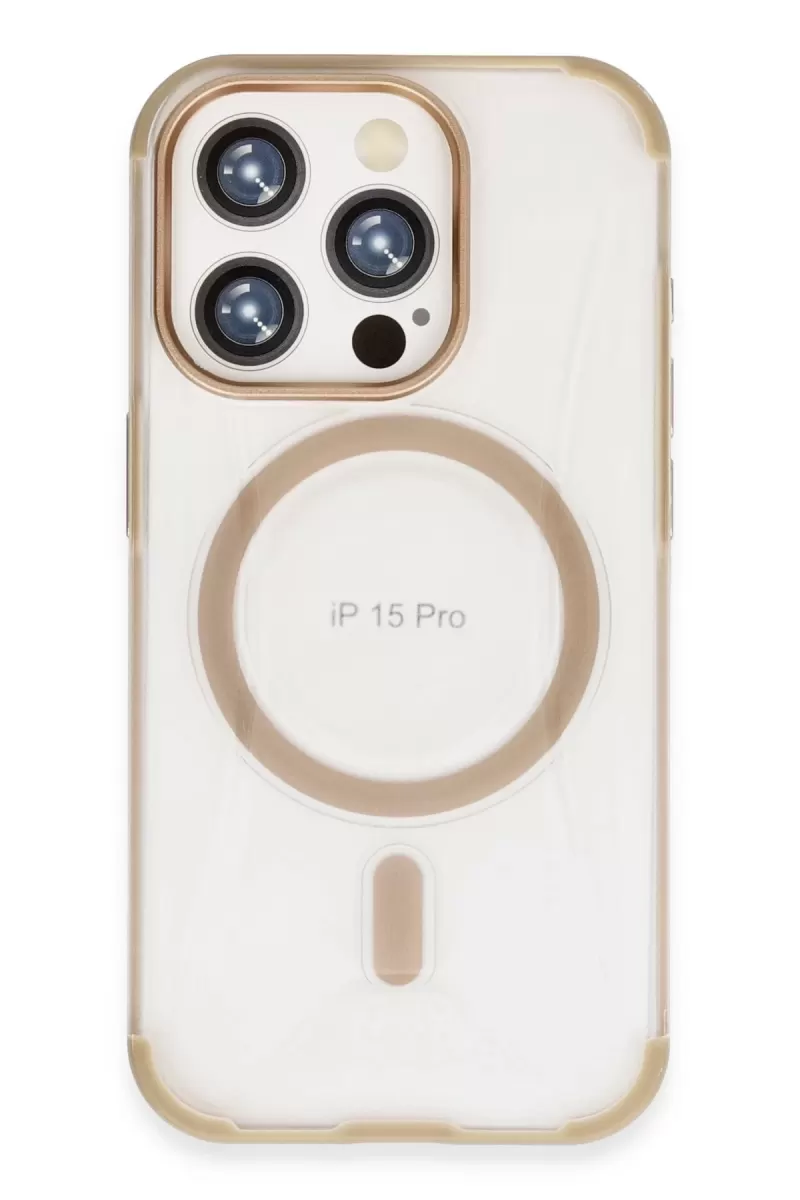 Joko Apple iPhone 15 Pro Hilton Magsafe Kapak - Gold