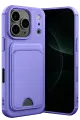 Newface Apple iPhone 17 Pro Max Kelvin Kartvizitli Silikon - Lila