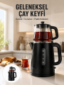 0,9 L Cam Demlik ve 1,7 L Su Haznesi ile Çay Keyfi Yeni Nesil