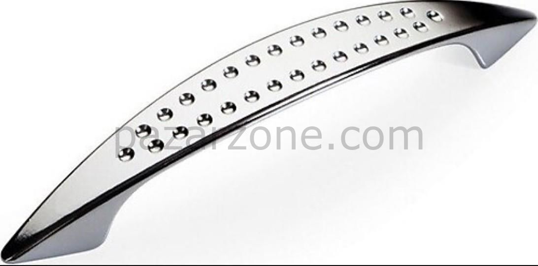 Noktalı Dolap Çekmece Kulpu 96 mm Krom