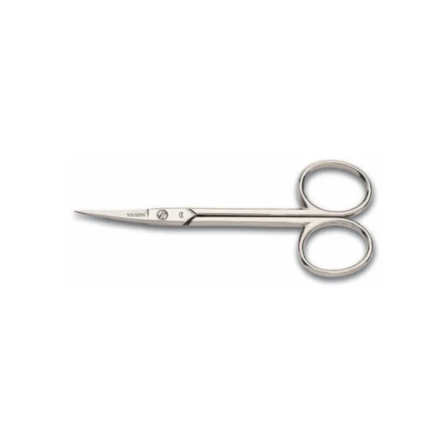 Rıza M-163 Nakış Makası No: 4 İnç / 10,16 Cm - Nikel Kaplama