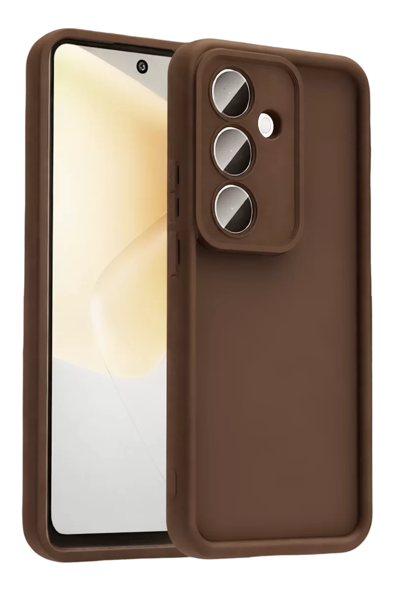Newface Samsung Galaxy A57 5G Viera Silikon - Kahverengi