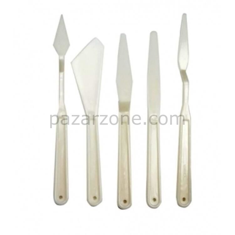 Luna Beyaz Spatula Seti 5 Parça