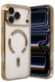 Newface Apple iPhone 17 Pro Max Kross Magneticsafe Kapak - Gold