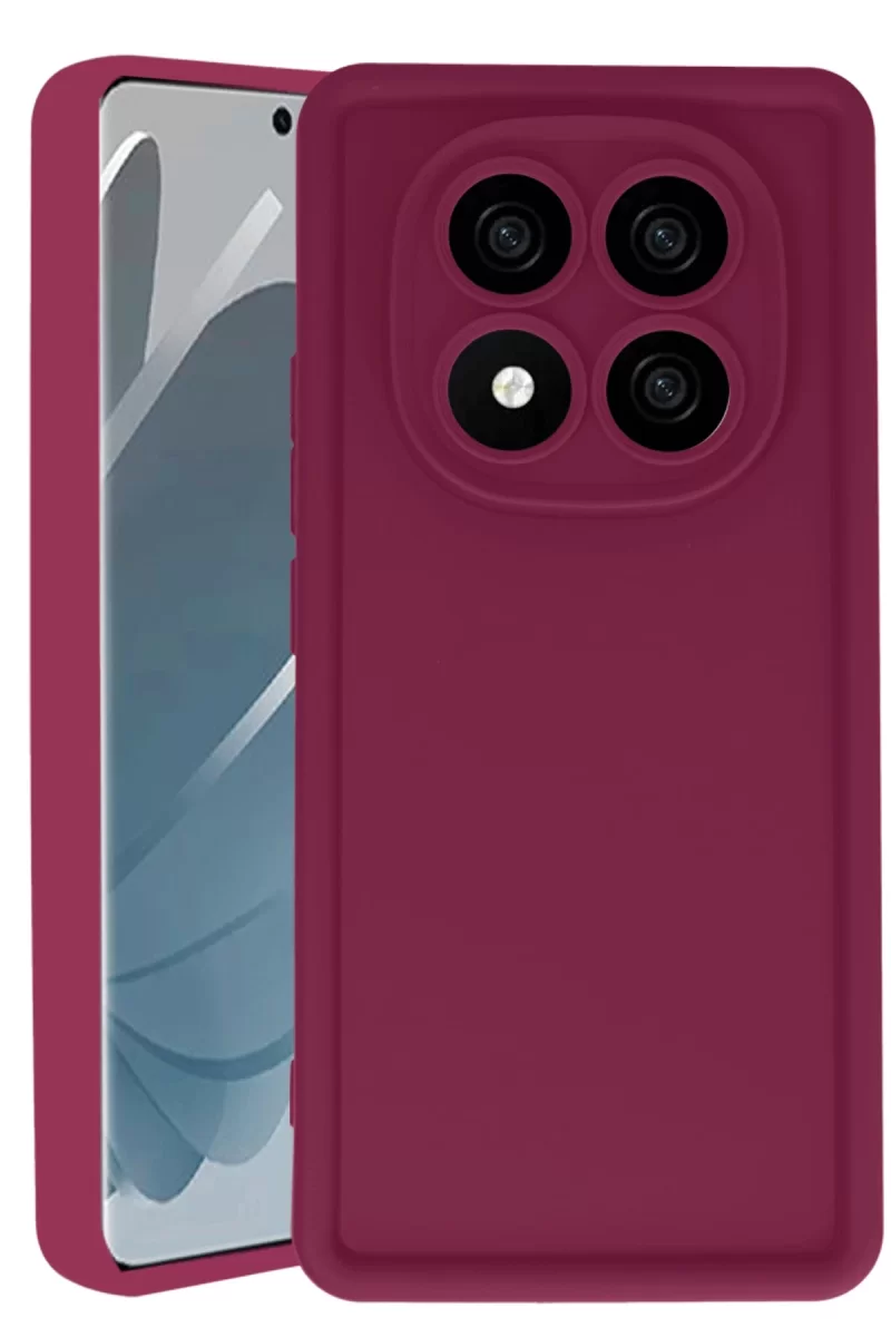 Newface Xiaomi Redmi Note 14 Pro 5G Kılıf Viera Silikon - Bordo