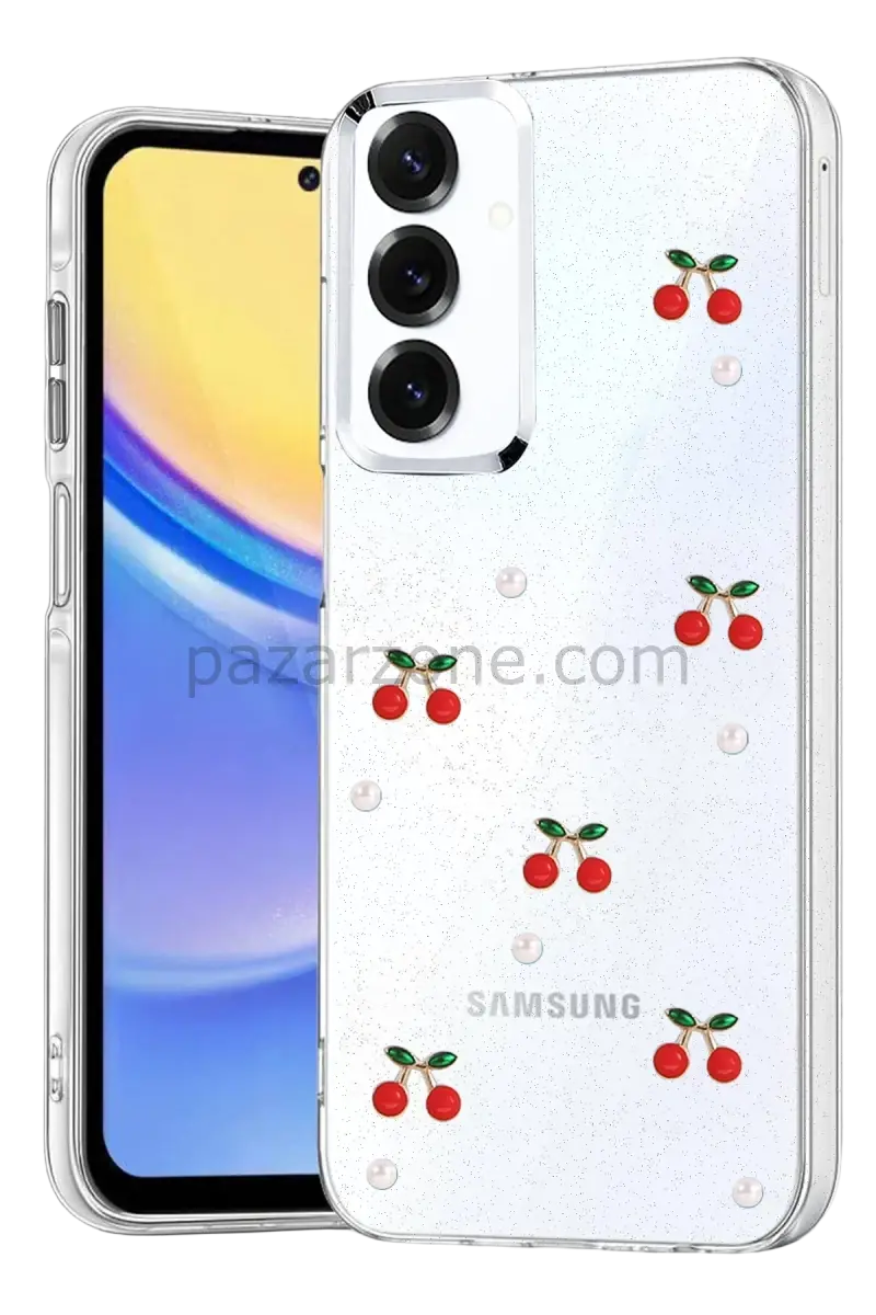 Newface Samsung Galaxy S25 Fiyonk Desenli Kapak - Desen 9