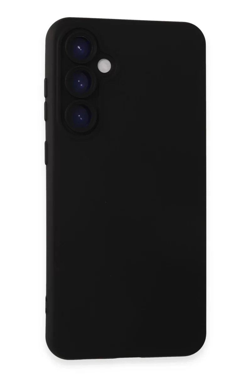 Newface Samsung Galaxy S24 Kılıf Nano içi Kadife Silikon - Siyah
