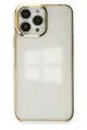 Newface Apple iPhone 13 Pro Max Kılıf Element Silikon - Gold