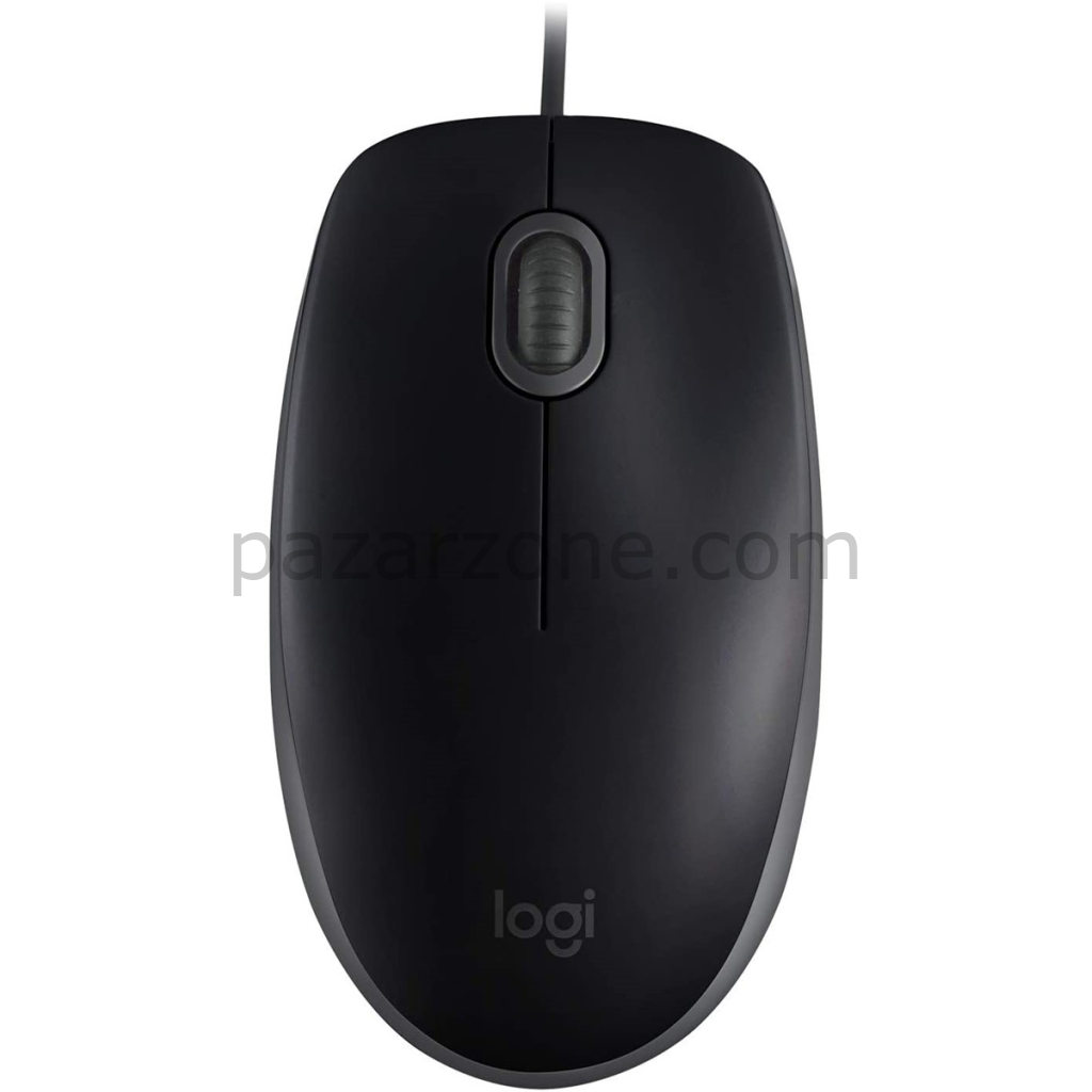 LOGITECH 910-005508, B110 Siyah, USB Kablolu, 1000dpi, Optik, 3 Tuşlu, Mouse