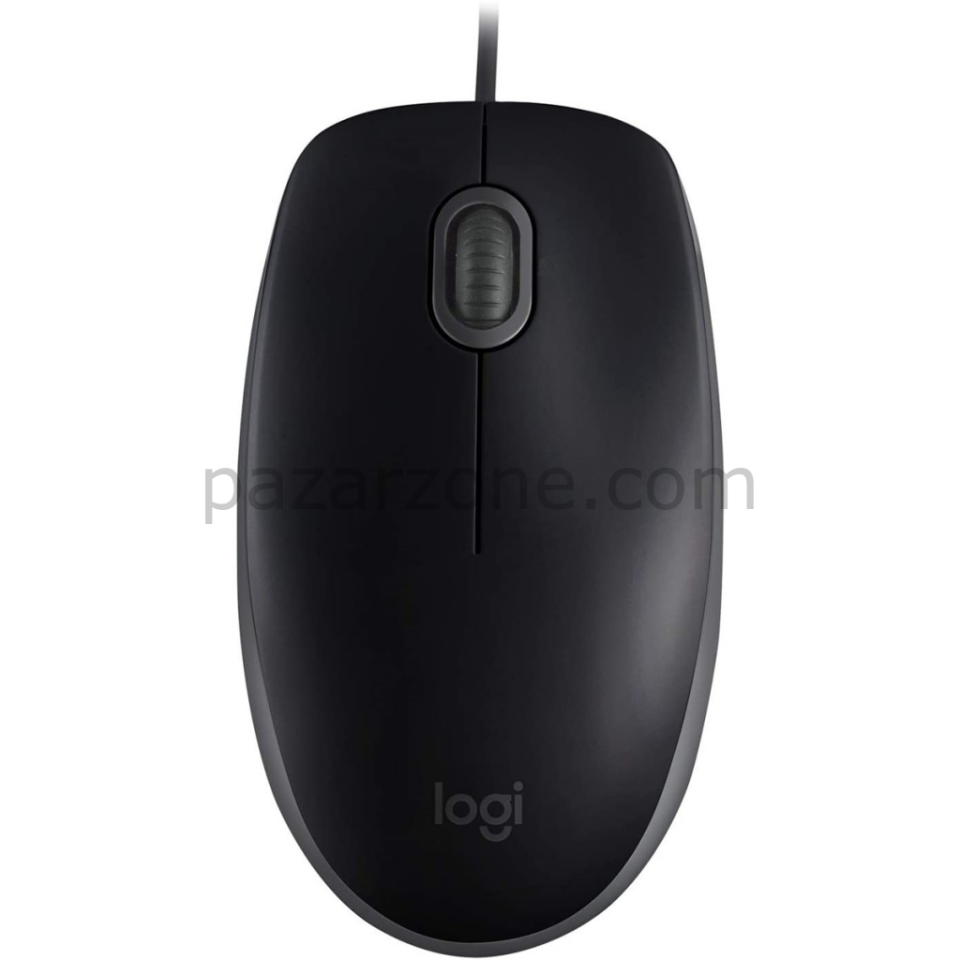 LOGITECH 910-005508, B110 Siyah, USB Kablolu, 1000dpi, Optik, 3 Tuşlu, Mouse