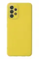 Newface Samsung Galaxy A33 5G Kılıf Lansman Glass Kapak - Sarı