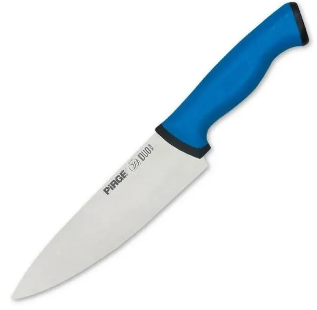 Pirge 34161 Duo Şef Bıçağı 21 Cm - Mavi Kaymaz Sap