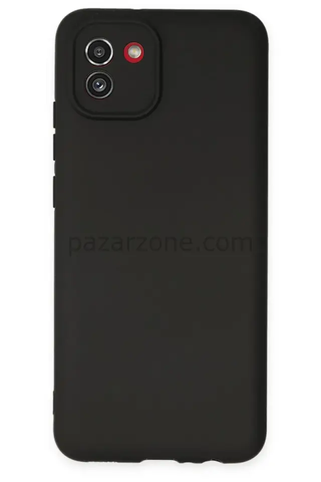 Newface Samsung Galaxy A03 Kılıf First Silikon - Siyah