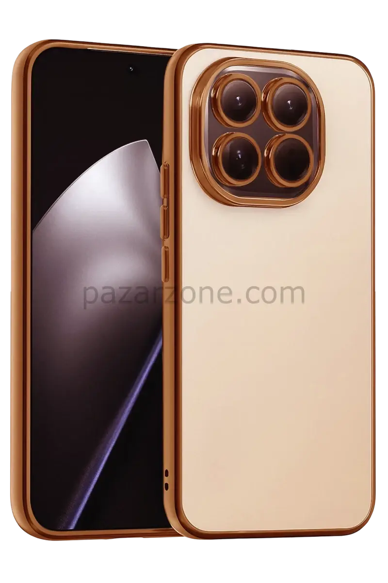 Newface Xiaomi Mi 15 Razer Lensli Silikon - Çöl Titanyum