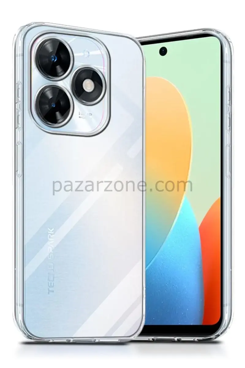 Newface Tecno Spark Go 2024 Kılıf Lüx Şeffaf Silikon