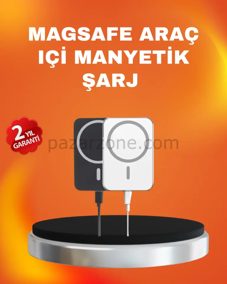 Akıllı Koruma Sistemli MagSafe Araç Tutucu iPhone 12/13/14 Uyumlu