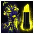 UV Neon Sarı Ruj – Karanlıkta Parlayan Makyaj Boyası