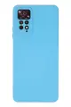 Newface Xiaomi Redmi Note 11 Pro Kılıf Nano içi Kadife Silikon - Mavi