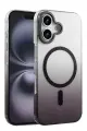 Newface Apple iPhone 16 Plus Glossy Magsafe Kapak - Siyah
