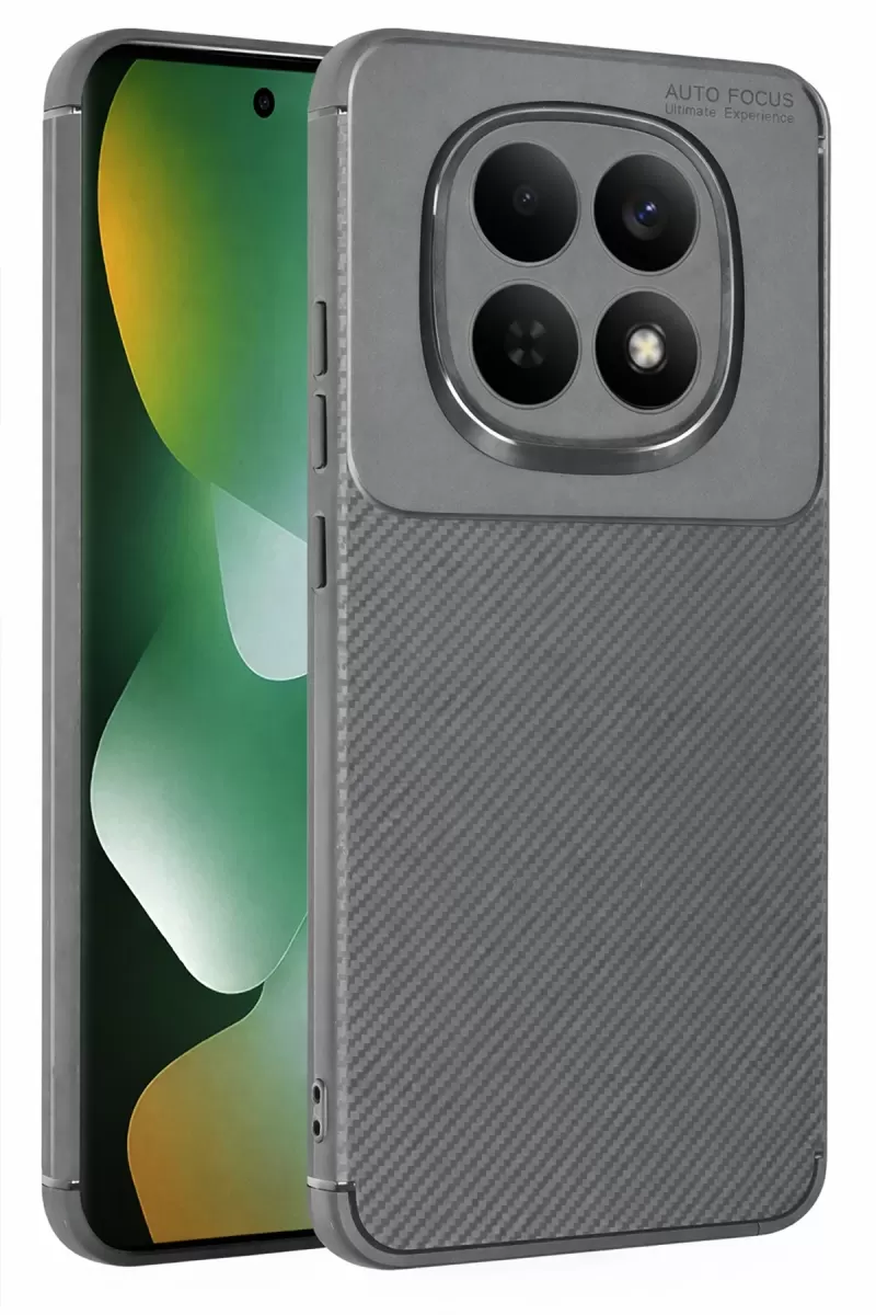 Newface Xiaomi Redmi Note 15 Pro Plus 5G Auto Focus Karbon Kapak - Gri