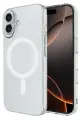 Newface Apple iPhone 16 Plus Kılıf Magneticsafe Şeffaf Silikon - Şeffaf