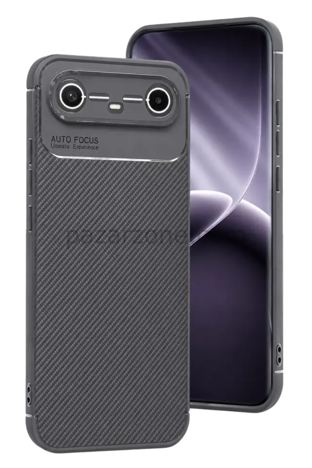 Newface Tecno Spark Slim 5G Auto Focus Karbon Kapak - Gri
