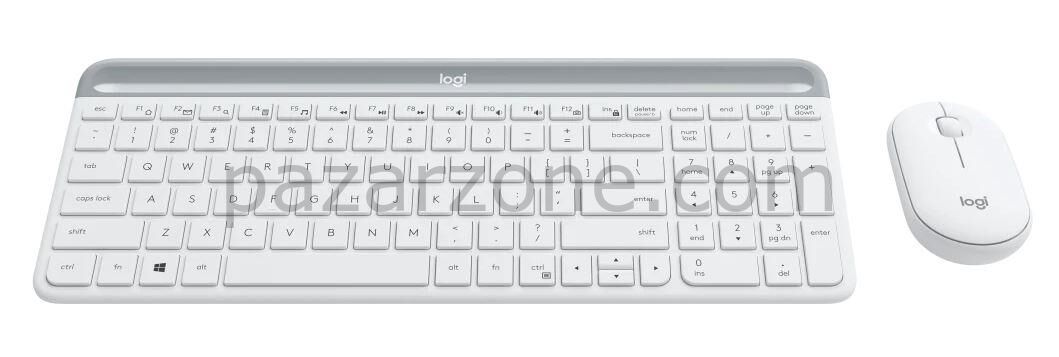 LOGITECH MK470 Q TR INCE KABLOSUZ KLAVYE MOUSE SET BEYAZ 920-009436